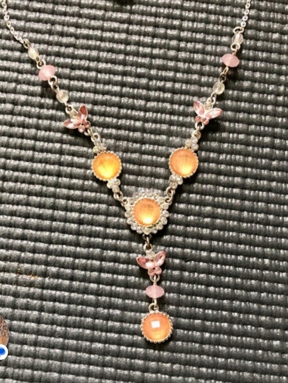 Avon Peach Necklace